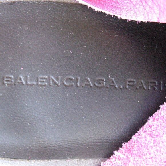 Balenciaga Glove Leather Sling Back Wedges Shoes